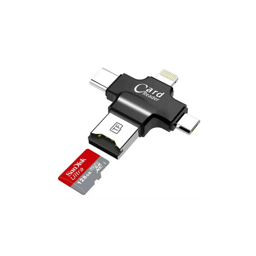 S CARD READER 4 IN 1 USB | IP | SA | TYPE C