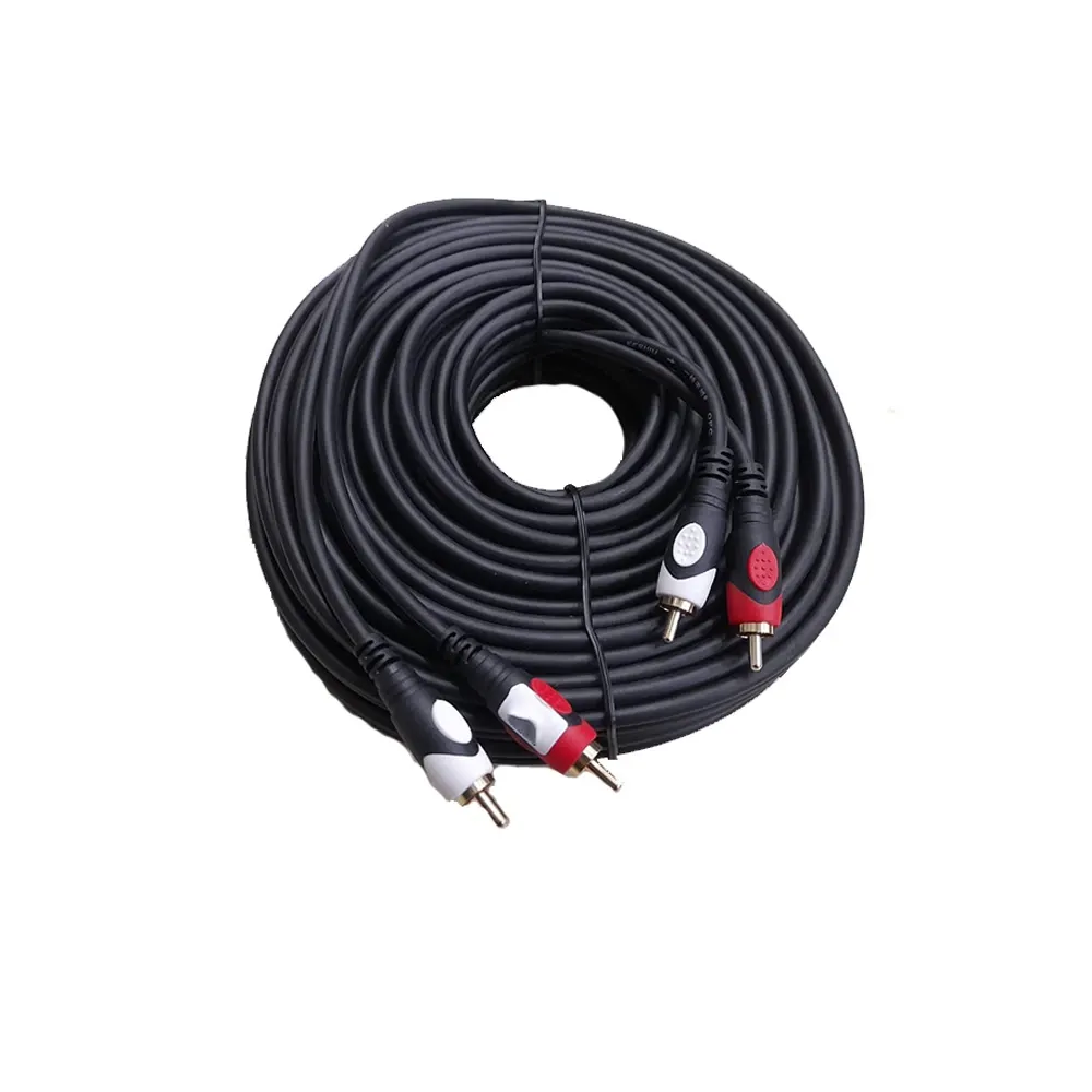 2 RCA TO 2 RCA GOOD QUALITY CABLE 15M