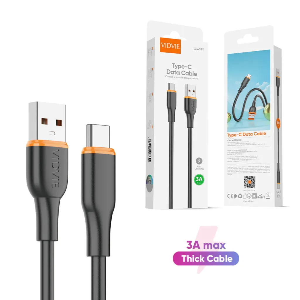 VIDVIE V8 CB4031T USB TO TYPE-C CABLE
