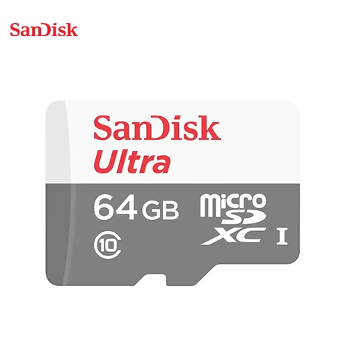 SANDISK ULTRA 64GB CLASS 10 100MB/s MICROSD MEMORY CARD
