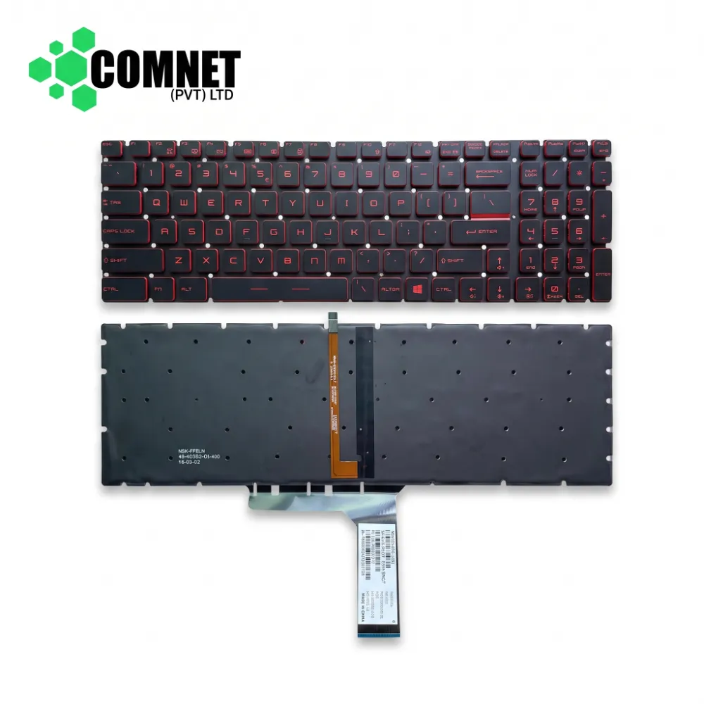 MSI 15 A3DD A3DC A4DE MS-16U6 ALPHA 17 A4DE MS-17EK BACKLIT KEYBOARD