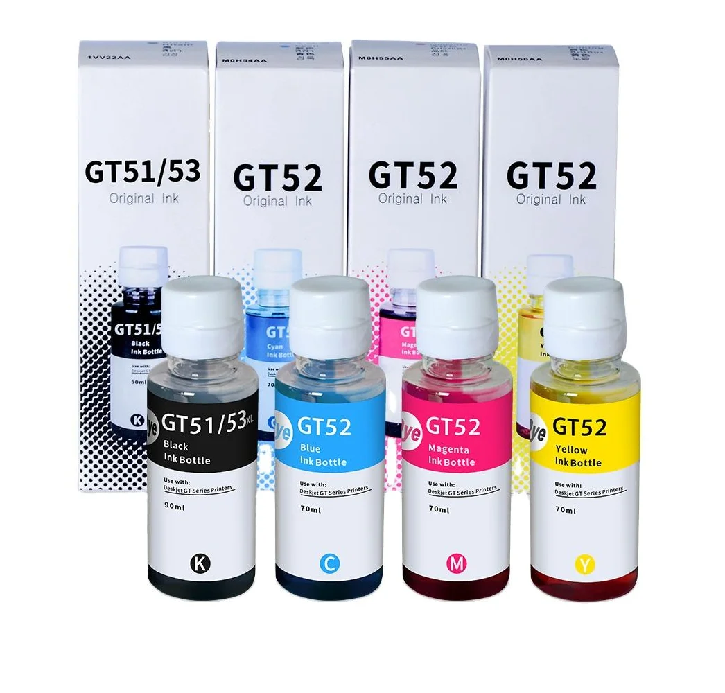 HP InkTank GT52 GT51 Compatible Ink Bottle (Black)