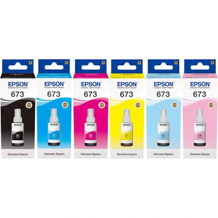 Epson 673 ORIGINAL Ink Bottle (Yellow)