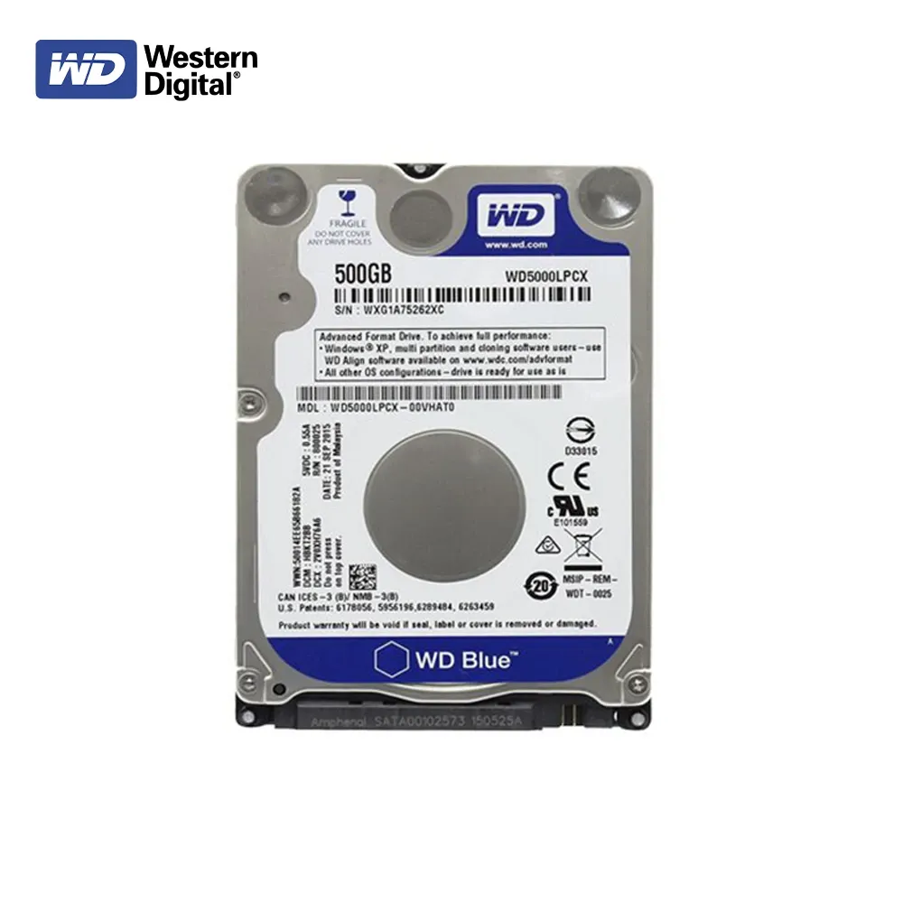 WD BLUE 500GB SLIM 2.5MM 5400RPM LAPTOP HARD DISK