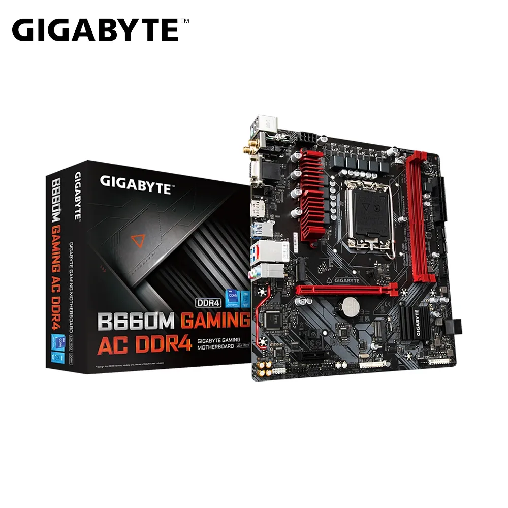 GIGABYTE B660M GAMING AC DDR4 MOTHER BOARD WITH WIFI
