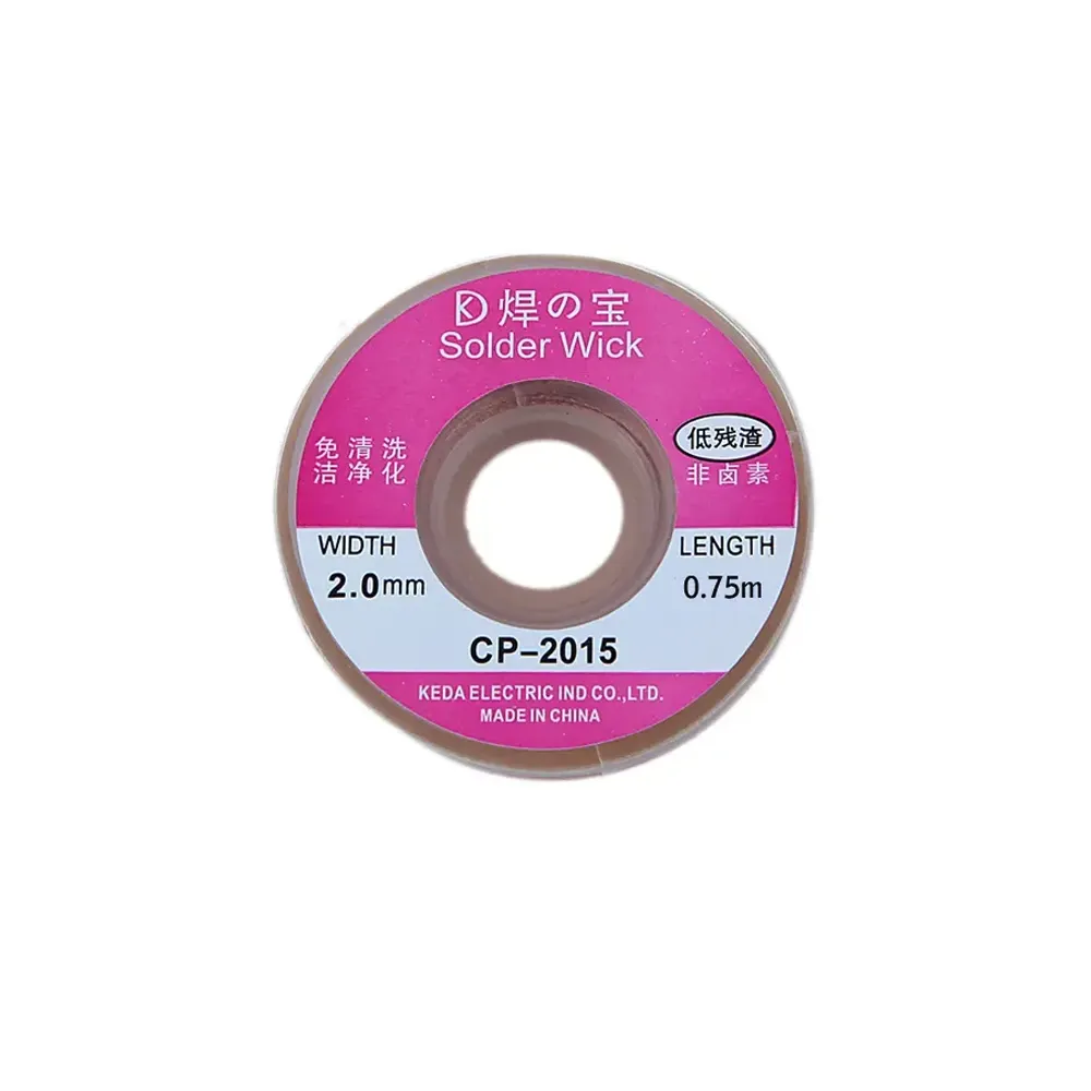 DESOLDERING BRAID SOLDER REMOVER WICK CABLE WIRE CP-2015 - 75CM 2.0MM
