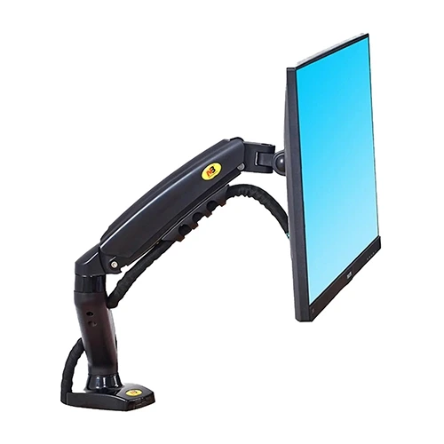 NB F80 DESK MOUNT Gas-Strut Flexi Mount Desktop 17'' - 30'' Monitor Arm (Black) | Desk Mount