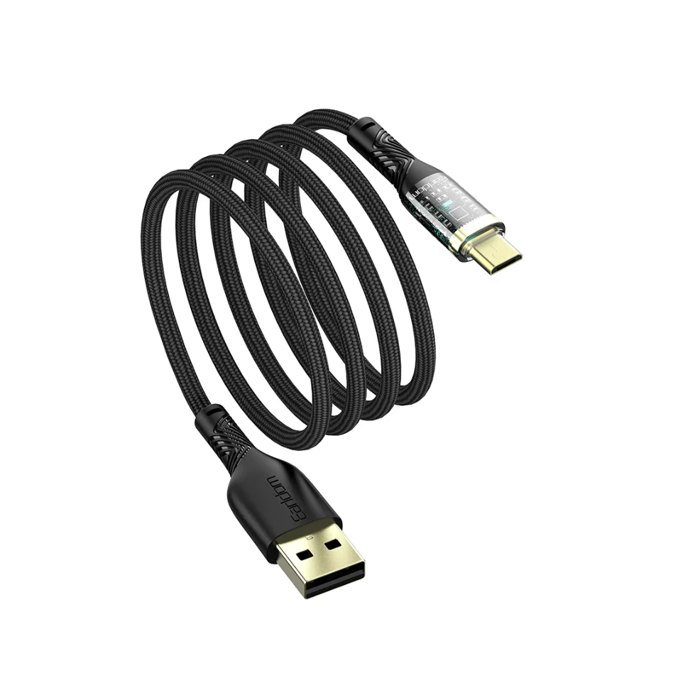 EARLDOM EC-128M MICRO USB DATA CABLE WITH DIGITAL DISPLAY