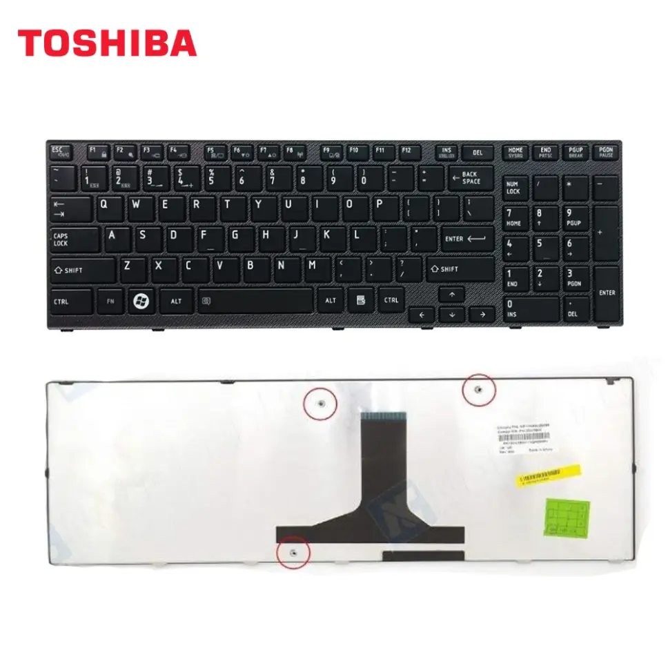 TOSHIBA SATELLITE P750 A660 A665 P750D P755 P770 P775 LAPTOP KEYBOARD