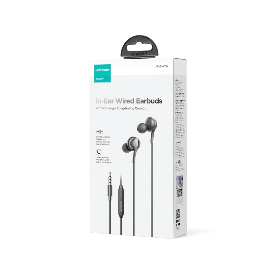 JOYROOM JR-EW02 WIRED IN-EAR HEADPHONES