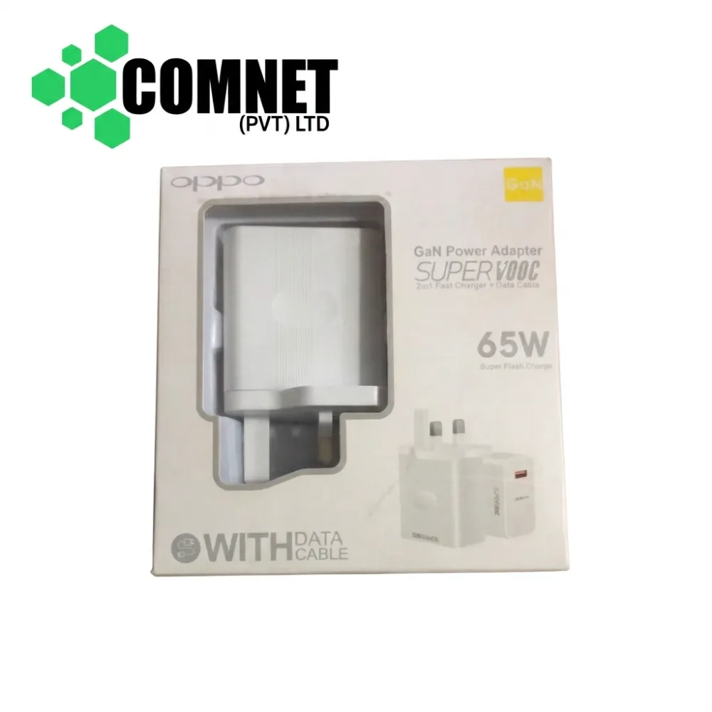 OPPO GaN POWER ADAPTER (V00C) 65W FAST CHARGER WITH TYPE-C CABLE