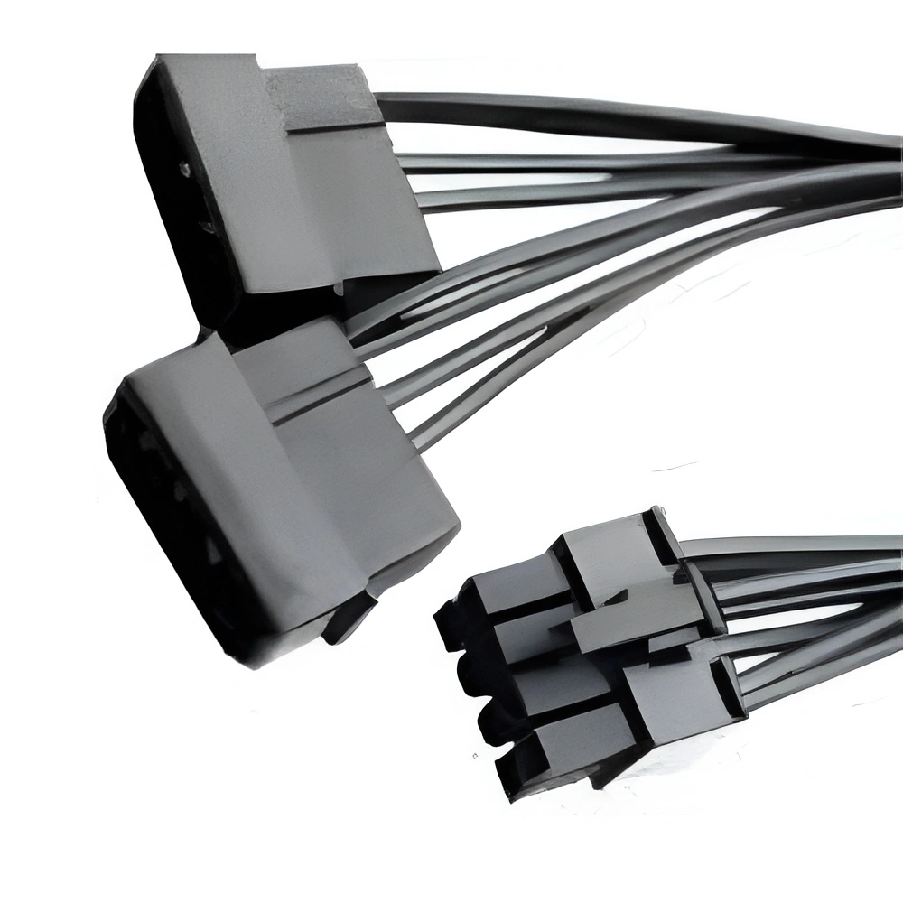 DUAL MOLEX 4-PIN TO 6-PIN VGA CONVERTOR