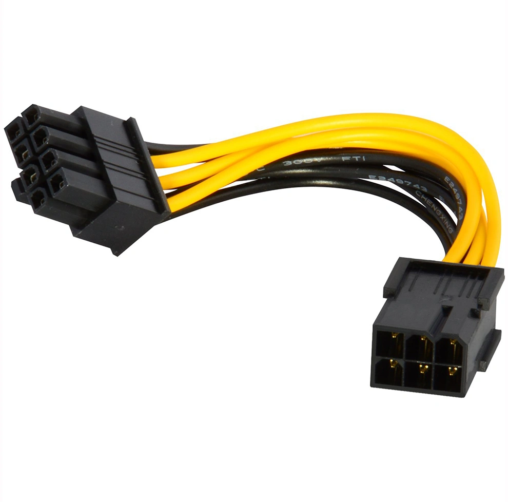 POWER EXTENTION 6PIN TO 6+2 8PIN CONNECTOR