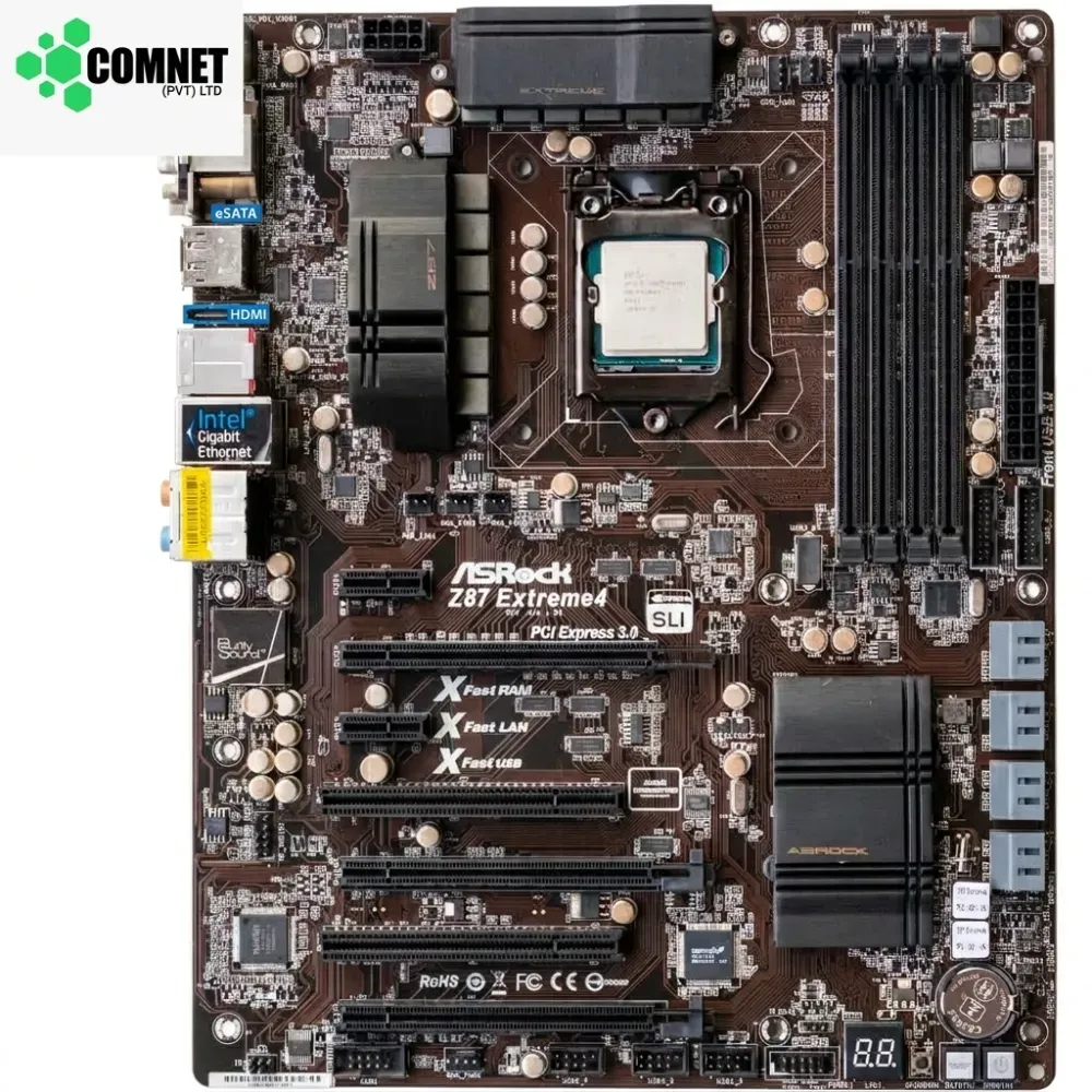 ASROCK Z87 EXTREME4 PCI EXPRESS 3.0 USED MOTHERBOARD