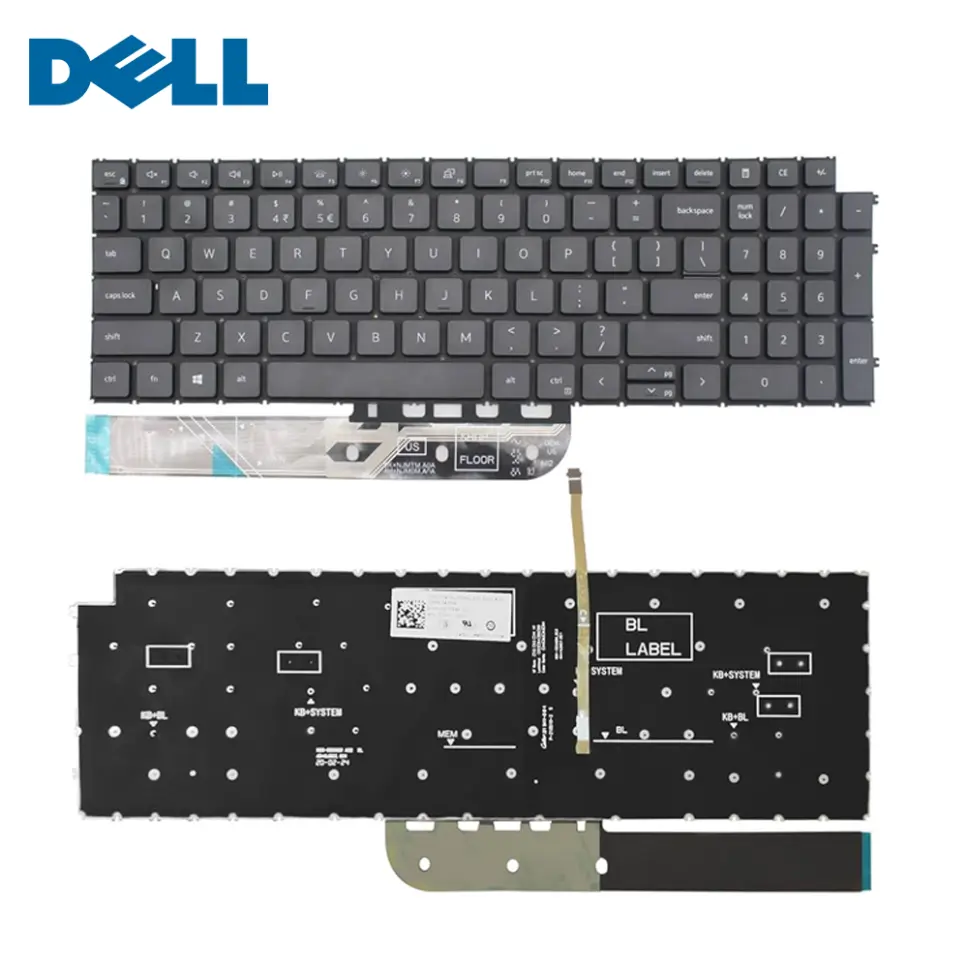 DELL INSPIRON 5510 5515 15 3510 3511  LAPTOP KEYBOARD WITH BACKLIGHT