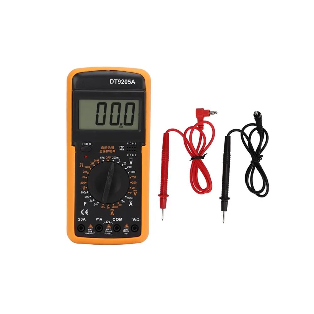 DT9205A DIGITAL MULTIMETER | UNIVERSAL METER WITH OVERLOAD PROTECTION ...